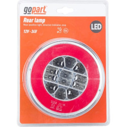 Feu arrière LED rond câblé GOPART LA45044