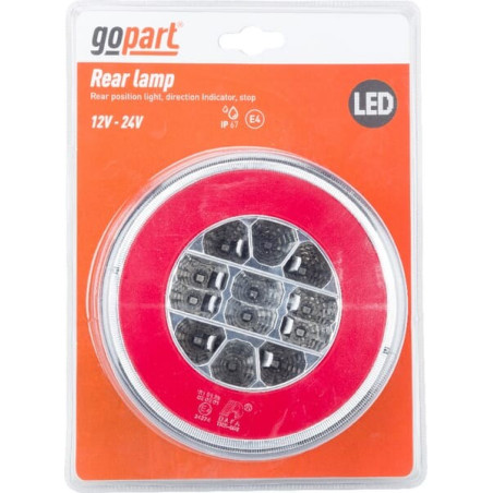 Feu arrière LED rond câblé GOPART LA45044