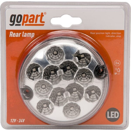 Feu arrière LED rond câblé GOPART LA45020
