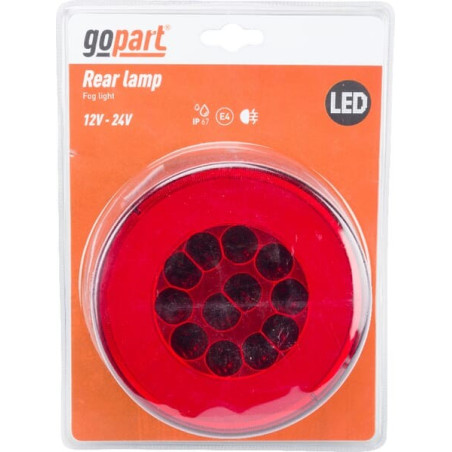 Feu arrière LED rond anti-brouillard universel GOPART LA45045