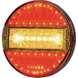 Feu arrière LED rond 7 plots UNIVERSEL LA40014
