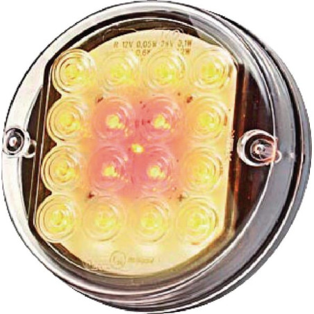Feu arrière LED rond 5 plots UNIVERSEL LA40048