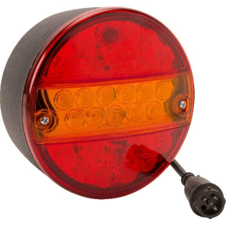 Feu arrière LED rond 5 plots UNIVERSEL LA40046