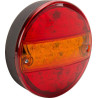 Feu arrière LED rond 5 plots UNIVERSEL LA40042