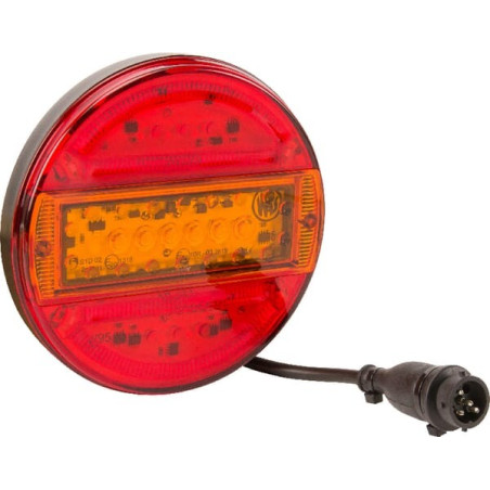 Feu arrière LED rond 5 plots UNIVERSEL LA40012
