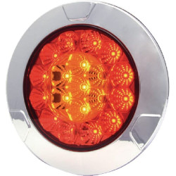 Feu arrière LED rond 5 plots UNIVERSEL LA40004