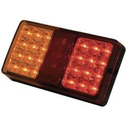 Feu arrière LED rectangle UNIVERSEL LA26002AR
