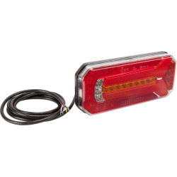 Feu arrière LED rectangle universel câblé UNIVERSEL LA40051