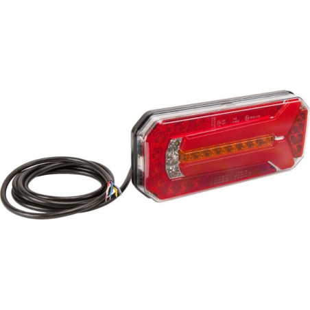 Feu arrière LED rectangle universel câblé UNIVERSEL LA40051