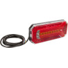Feu arrière LED rectangle universel câblé UNIVERSEL LA40051