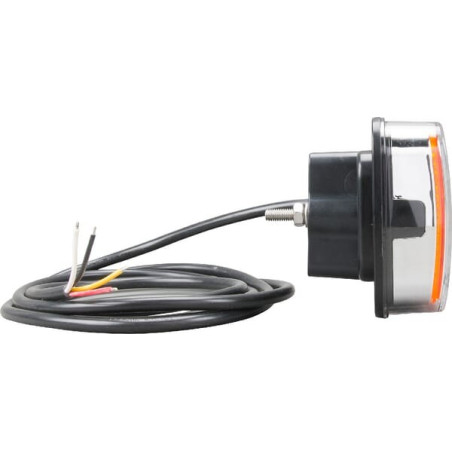 Feu arrière LED rectangle universel câblé UNIVERSEL LA40029
