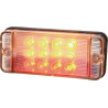 Feu arrière LED rectangle universel câblé UNIVERSEL LA40009