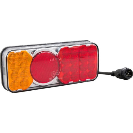 Feu arrière LED rectangle universel 5 plots UNIVERSEL LA40030