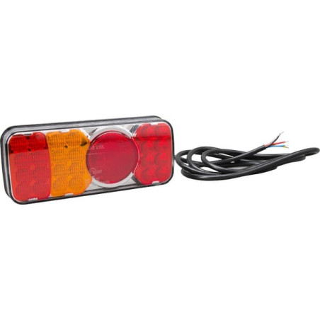 Feu arrière LED rectangle gauche câblé UNIVERSEL LA40033