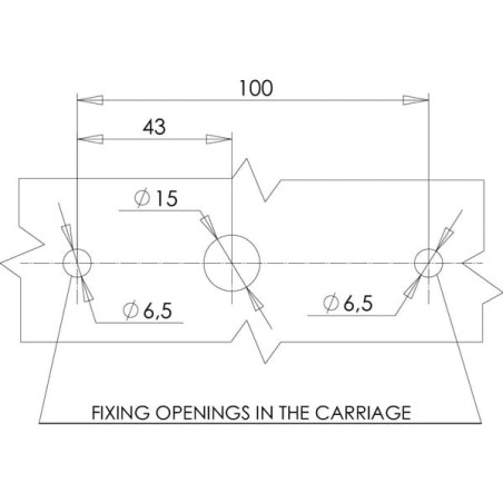 Feu arrière LED rectangle gauche câblé UNIVERSEL LA40033