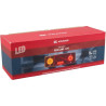 Feu arrière LED rectangle gauche câblé UNIVERSEL LA40019