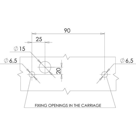 Feu arrière LED rectangle gauche câblé UNIVERSEL LA40019