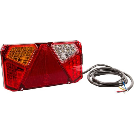 Feu arrière LED rectangle gauche câblé UNIVERSEL LA40007