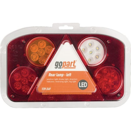 Feu arrière LED rectangle gauche câblé GOPART LA45004