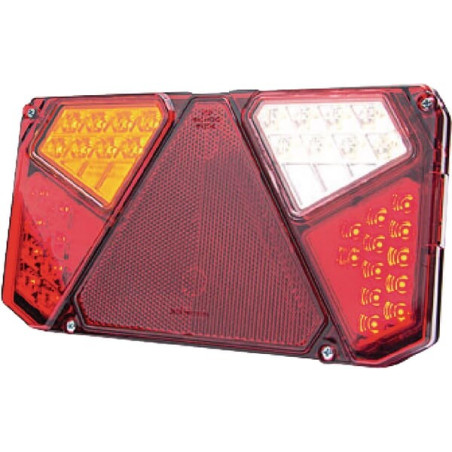 Feu arrière LED rectangle gauche 7 plots UNIVERSEL LA40008