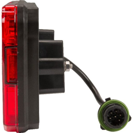 Feu arrière LED rectangle gauche 7 plots UNIVERSEL LA40008