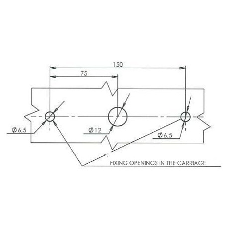 Feu arrière LED rectangle gauche 7 plots UNIVERSEL LA40008