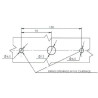 Feu arrière LED rectangle gauche 7 plots UNIVERSEL LA40008