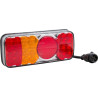 Feu arrière LED rectangle gauche 5 plots UNIVERSEL LA40036