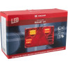Feu arrière LED rectangle gauche 5 plots UNIVERSEL LA40026