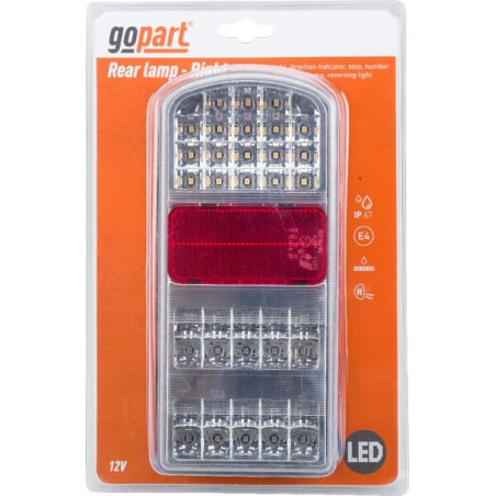 Feu arrière LED rectangle droit GOPART LA91261R
