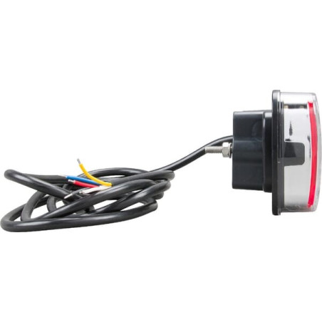 Feu arrière LED rectangle droit câblé UNIVERSEL LA40031