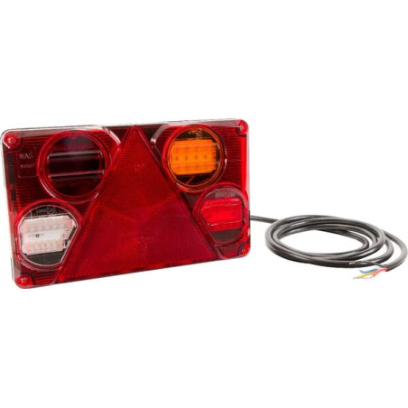 Feu arrière LED rectangle droit câblé UNIVERSEL LA40023