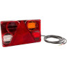 Feu arrière LED rectangle droit câblé UNIVERSEL LA40023