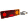 Feu arrière LED rectangle droit câblé UNIVERSEL LA40017