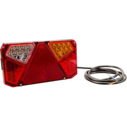 Feu arrière LED rectangle droit câblé UNIVERSEL LA40005