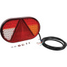 Feu arrière LED rectangle droit câblé UNIVERSEL LA111335