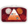 Feu arrière LED rectangle droit câblé GOPART LA45005