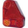 Feu arrière LED rectangle droit câblé GOPART LA45003