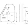 Feu arrière LED rectangle droit câblé GOPART LA45003