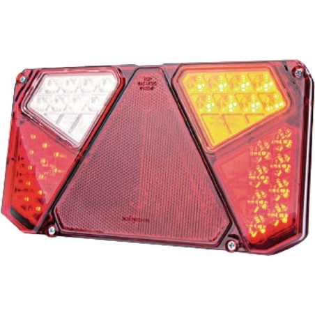 Feu arrière LED rectangle droit 7 plots UNIVERSEL LA40006