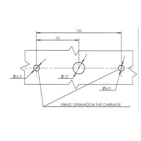 Feu arrière LED rectangle droit 7 plots UNIVERSEL LA40006