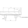 Feu arrière LED rectangle droit 5 plots UNIVERSEL LA40032