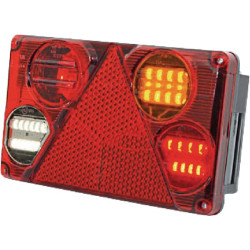 Feu arrière LED rectangle droit 5 plots UNIVERSEL LA40024