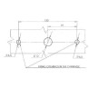 Feu arrière LED rectangle droit 5 plots UNIVERSEL LA40024