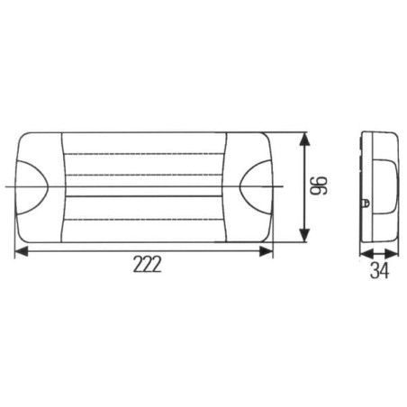 Feu arrière LED HELLA 2SD959050001