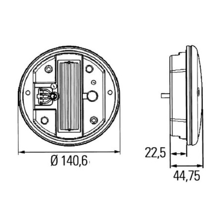 Feu arrière LED HELLA 2SD344100001
