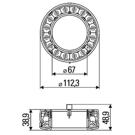 Feu arrière LED HELLA 2SB009362021