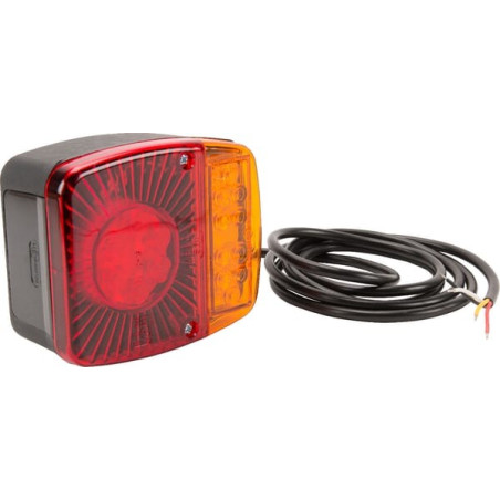 Feu arrière LED carré universel câblé UNIVERSEL LA40021