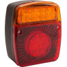 Feu arrière LED carré universel 5 plots UNIVERSEL LA40022