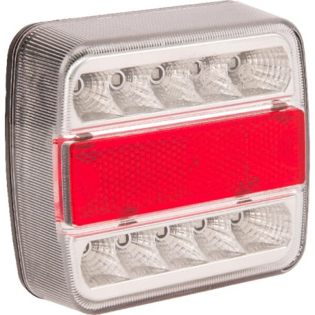 Feu arrière LED carré universel 5 plots GOPART LA99200GP